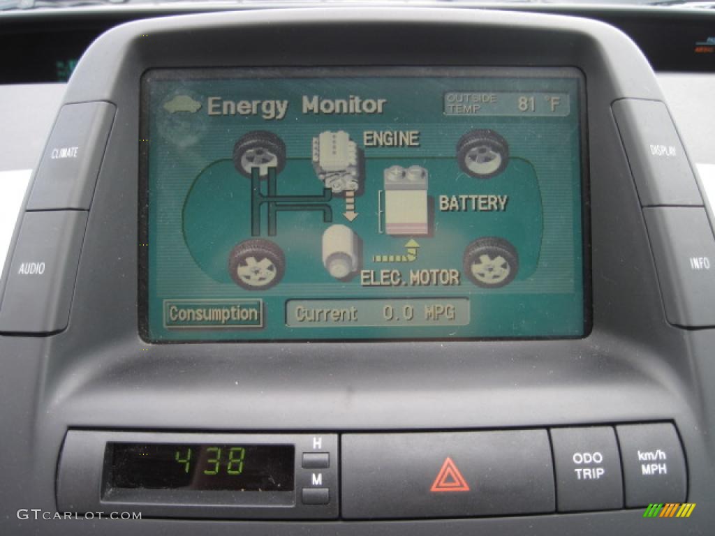 2007 Prius Hybrid Touring - Silver Pine Green Mica / Dark Gray photo #17