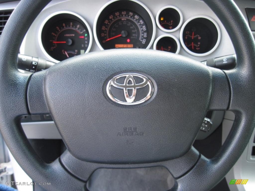 2008 Tundra SR5 TRD Double Cab 4x4 - Super White / Graphite Gray photo #15