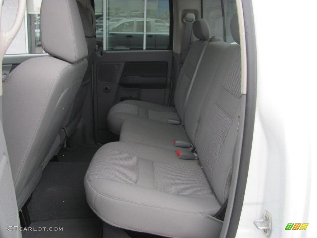 2008 Ram 1500 Big Horn Edition Quad Cab 4x4 - Bright White / Medium Slate Gray photo #11