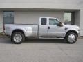 2008 Silver Metallic Ford F350 Super Duty Lariat SuperCab 4x4 Dually  photo #2