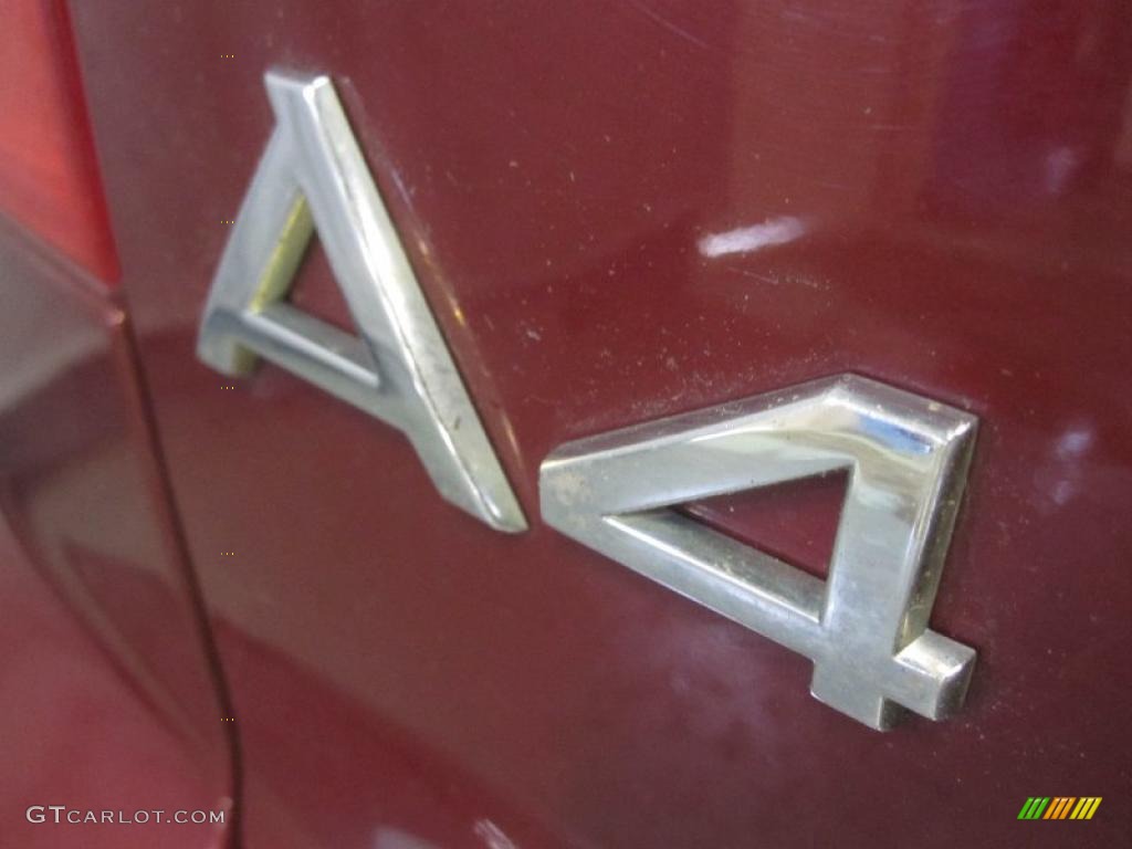 2004 A4 1.8T quattro Sedan - Crimson Red Pearl Effect / Grey photo #6