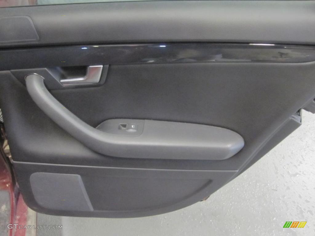 2004 A4 1.8T quattro Sedan - Crimson Red Pearl Effect / Grey photo #10