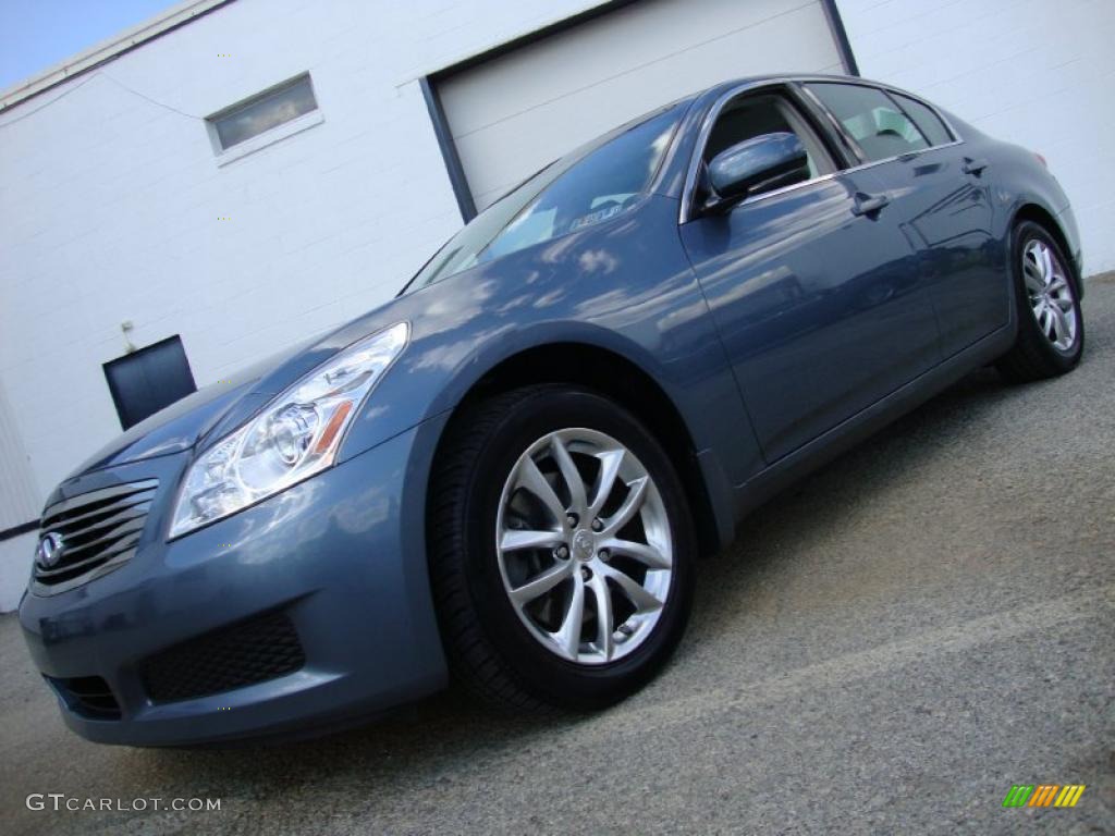 2007 G 35 x Sedan - Lakeshore Slate Metallic / Wheat Beige photo #1