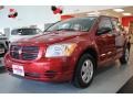 2007 Inferno Red Crystal Pearl Dodge Caliber SE  photo #3