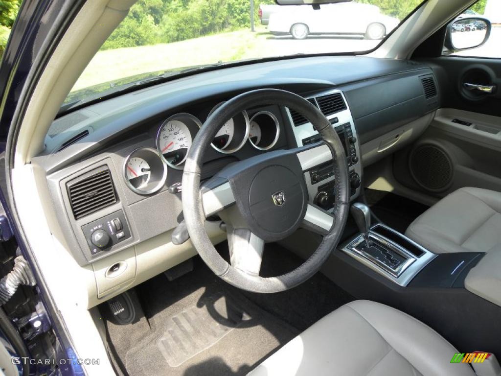 2006 Charger R/T - Midnight Blue Pearl / Dark Slate Gray/Light Graystone photo #3