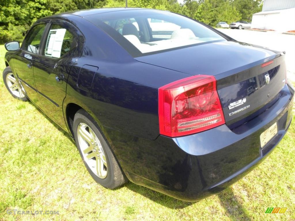 2006 Charger R/T - Midnight Blue Pearl / Dark Slate Gray/Light Graystone photo #16