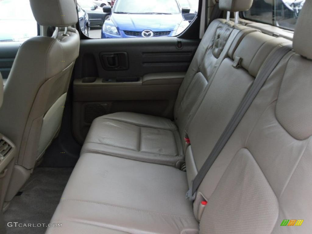 2008 Ridgeline RTL - White / Beige photo #15