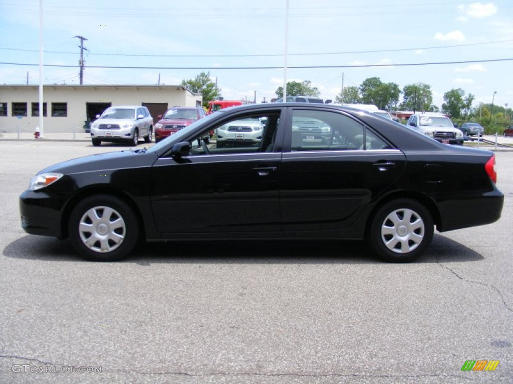 2004 Camry LE - Black / Stone photo #6