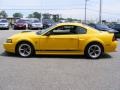 2004 Screaming Yellow Ford Mustang Mach 1 Coupe  photo #6