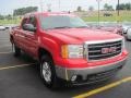 2007 Fire Red GMC Sierra 1500 SLE Extended Cab 4x4  photo #2