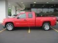 2007 Fire Red GMC Sierra 1500 SLE Extended Cab 4x4  photo #4