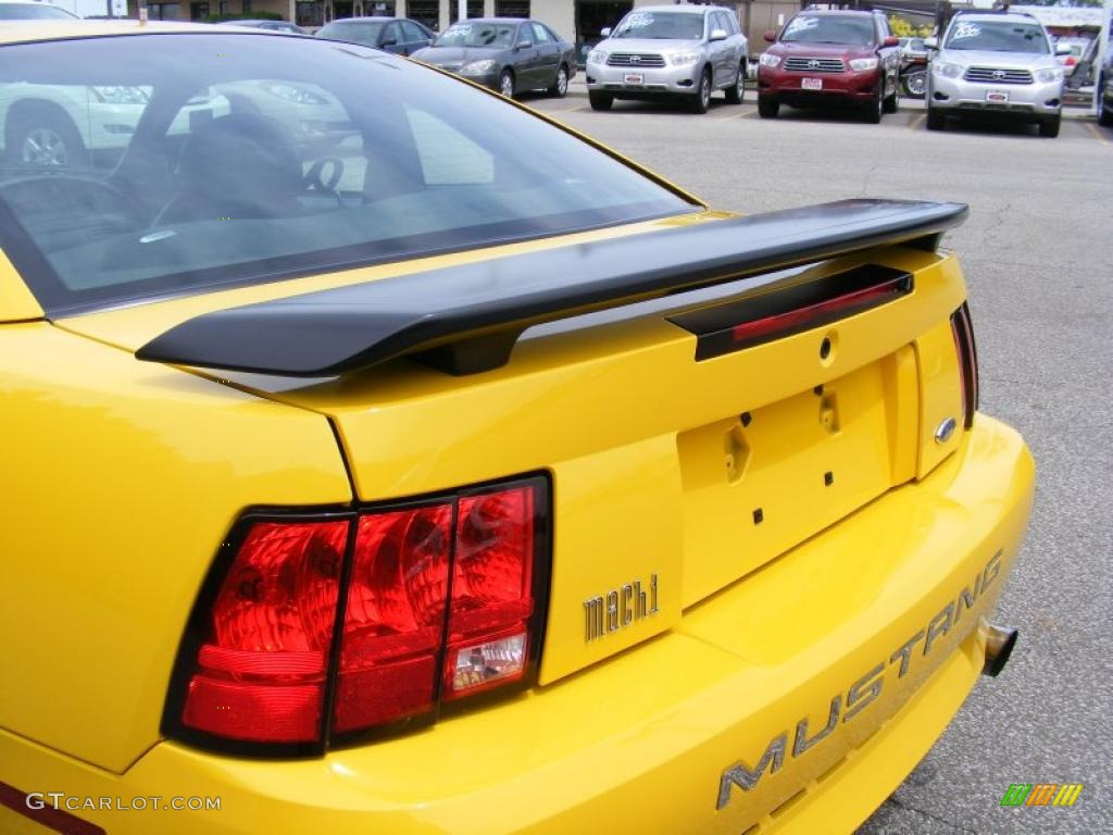 2004 Mustang Mach 1 Coupe - Screaming Yellow / Dark Charcoal photo #28