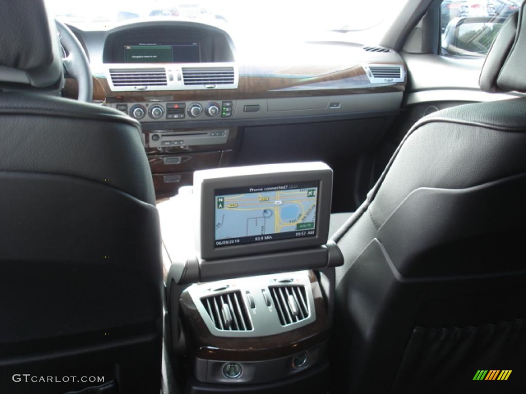2008 7 Series 750Li Sedan - Azurite Black Metallic / Black photo #16