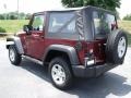 2010 Red Rock Crystal Pearl Jeep Wrangler Sport 4x4  photo #2
