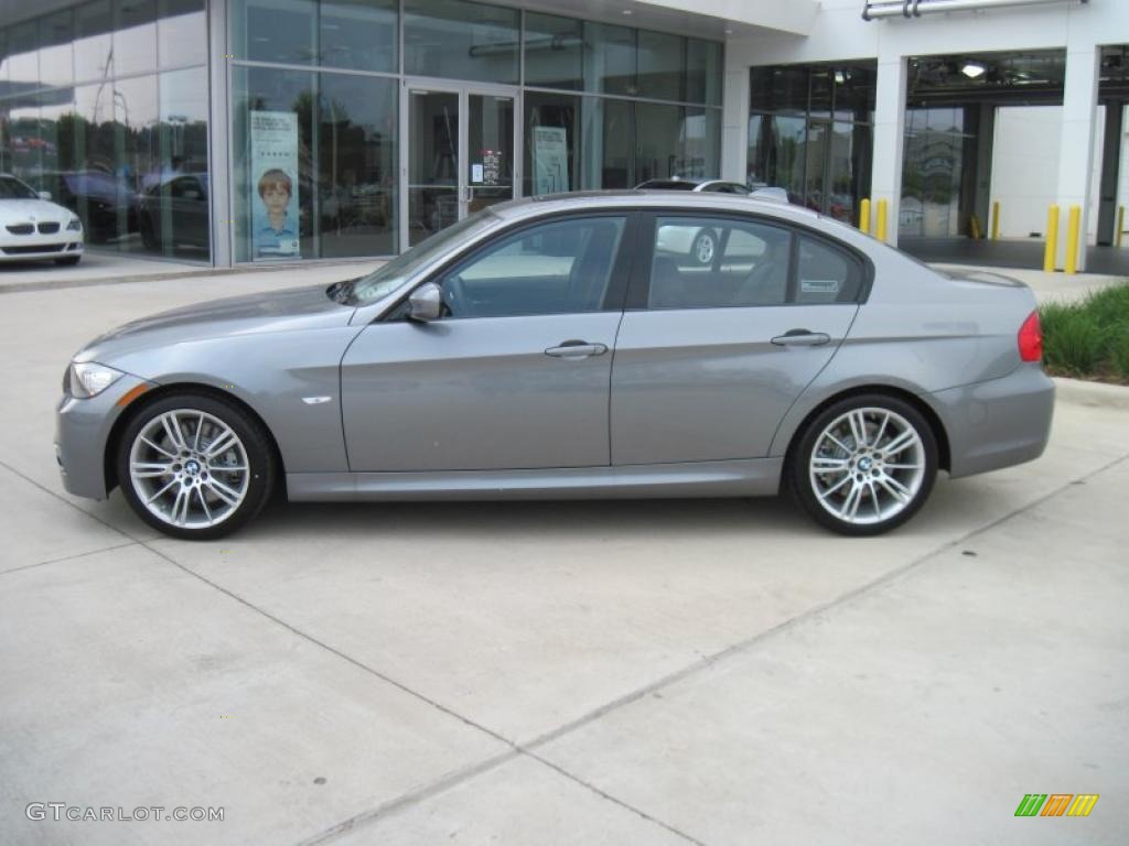 2011 3 Series 335d Sedan - Space Gray Metallic / Black photo #3