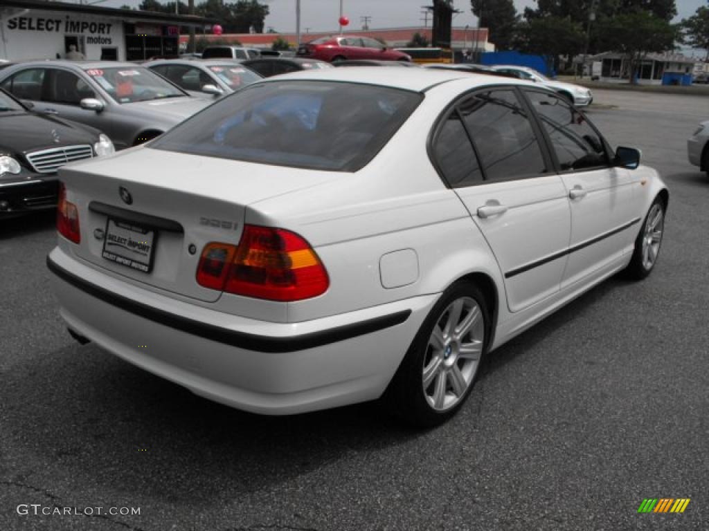 2003 3 Series 325i Sedan - Alpine White / Beige photo #5