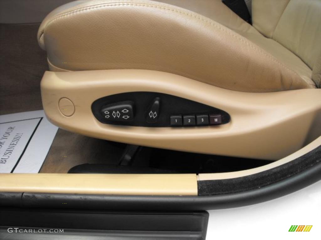 2003 3 Series 325i Sedan - Alpine White / Beige photo #14