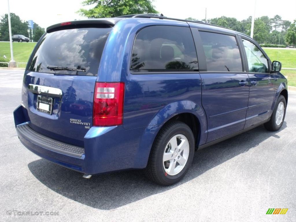 2010 Grand Caravan SE Hero - Deep Water Blue Pearl Coat / Medium Slate Gray/Light Shale photo #3