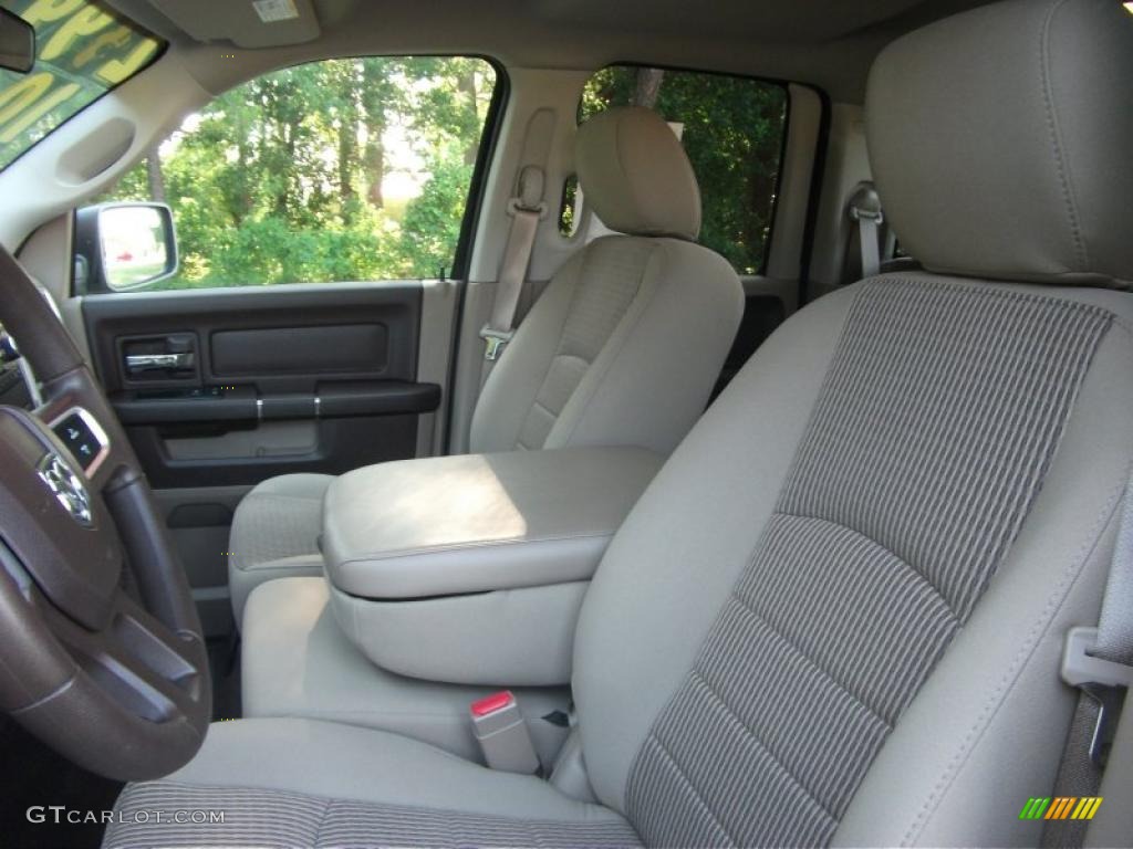 2010 Ram 1500 SLT Quad Cab - Rugged Brown Pearl / Light Pebble Beige/Bark Brown photo #8