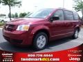 2010 Deep Cherry Red Crystal Pearl Dodge Grand Caravan SE Hero  photo #1