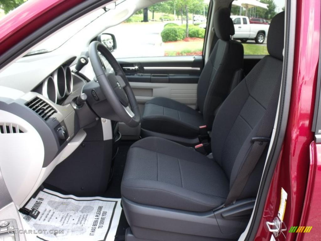 2010 Grand Caravan SE Hero - Deep Cherry Red Crystal Pearl / Dark Slate Gray/Light Shale photo #5