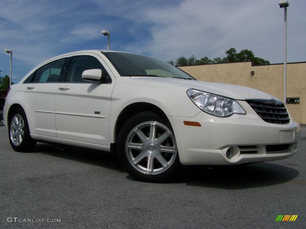 2008 Sebring Touring Sedan - Stone White / Dark Slate Gray/Light Slate Gray photo #1