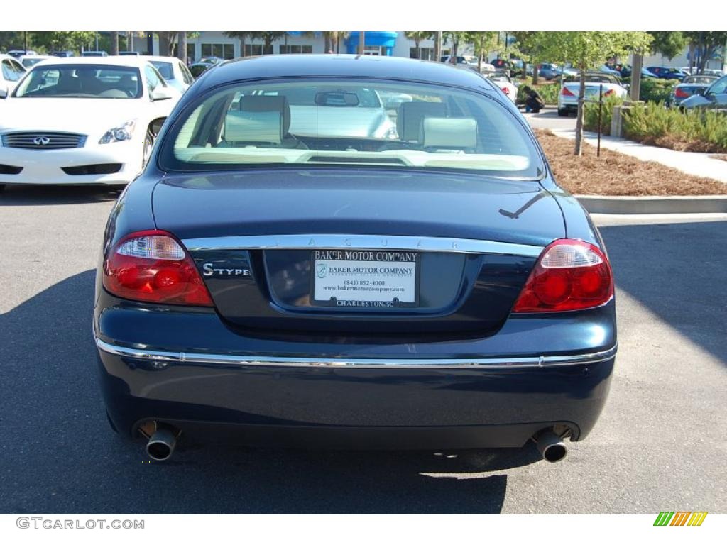 2007 S-Type 3.0 - Indigo Blue Metallic / Ivory/Mocha photo #17