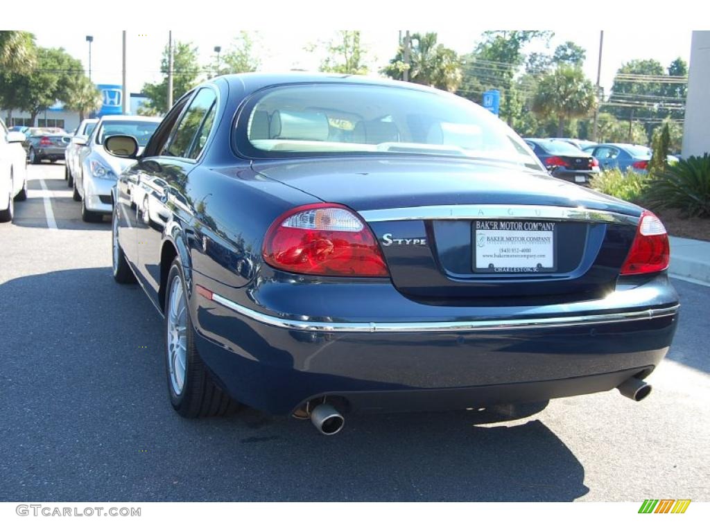 2007 S-Type 3.0 - Indigo Blue Metallic / Ivory/Mocha photo #18
