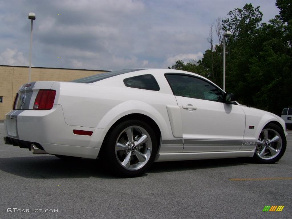 2007 Mustang Shelby GT Coupe - Performance White / Dark Charcoal photo #11