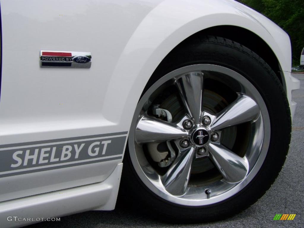 2007 Mustang Shelby GT Coupe - Performance White / Dark Charcoal photo #13