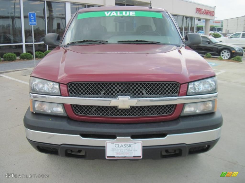 2003 Silverado 1500 Z71 Extended Cab 4x4 - Victory Red / Medium Gray photo #5