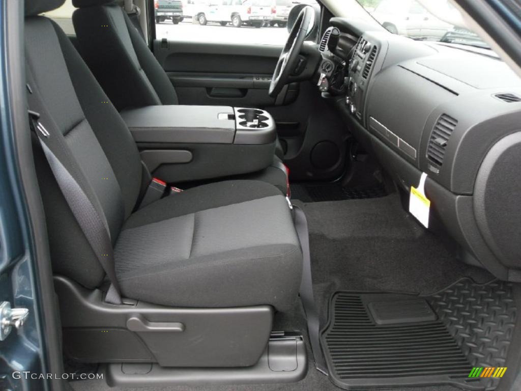 2010 Silverado 1500 LT Crew Cab 4x4 - Blue Granite Metallic / Ebony photo #19