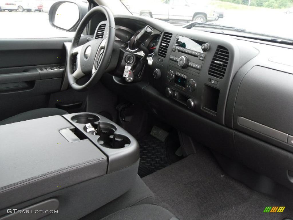 2010 Silverado 1500 LT Crew Cab 4x4 - Blue Granite Metallic / Ebony photo #22