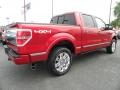 2010 Red Candy Metallic Ford F150 Platinum SuperCrew 4x4  photo #3