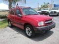 2002 Wildfire Red Chevrolet Tracker Hard Top  photo #3