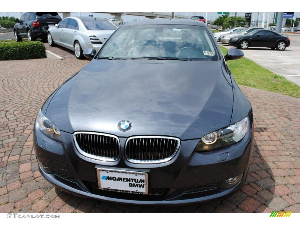 2007 3 Series 335i Coupe - Sparkling Graphite Metallic / Grey photo #2