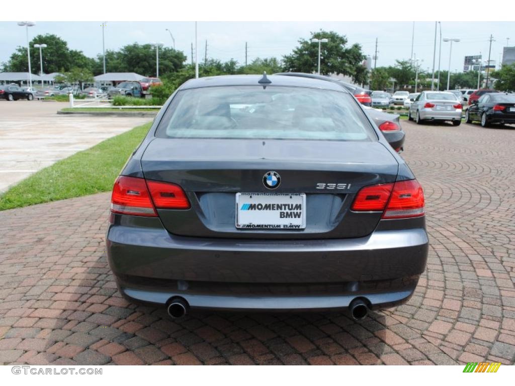 2007 3 Series 335i Coupe - Sparkling Graphite Metallic / Grey photo #6
