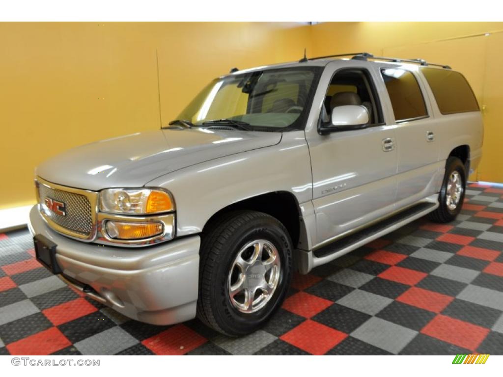 2004 Yukon XL Denali AWD - Silver Birch Metallic / Sandstone photo #3
