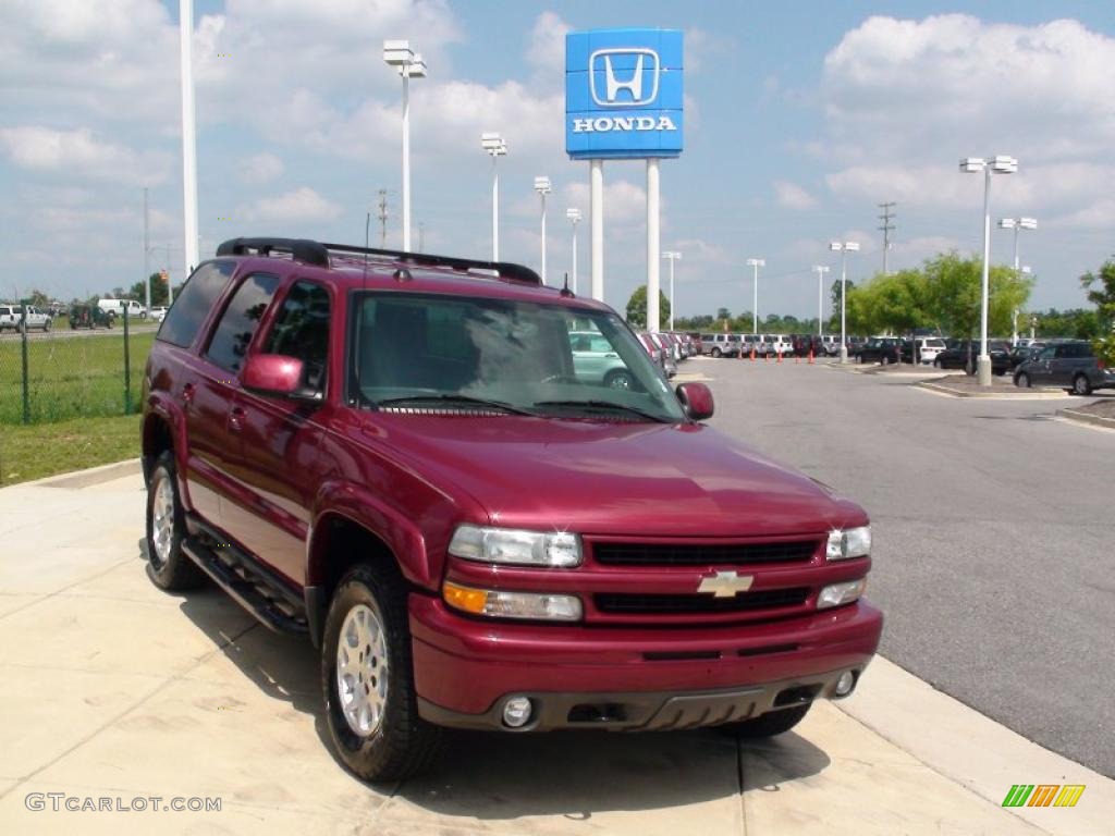 2004 Tahoe Z71 4x4 - Sport Red Metallic / Tan/Neutral photo #2