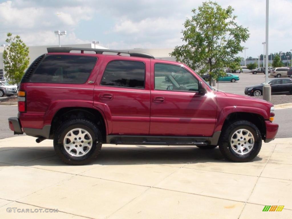 2004 Tahoe Z71 4x4 - Sport Red Metallic / Tan/Neutral photo #5