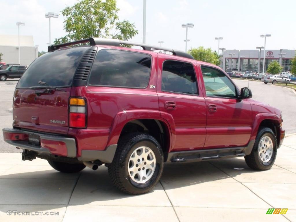 2004 Tahoe Z71 4x4 - Sport Red Metallic / Tan/Neutral photo #6