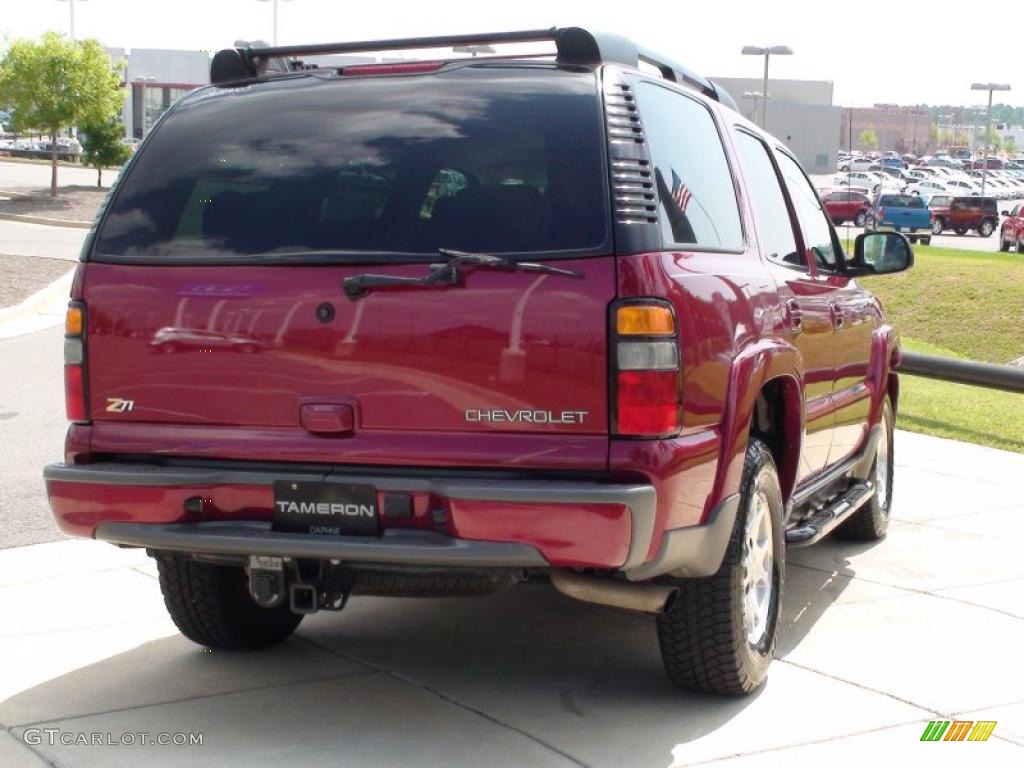 2004 Tahoe Z71 4x4 - Sport Red Metallic / Tan/Neutral photo #7