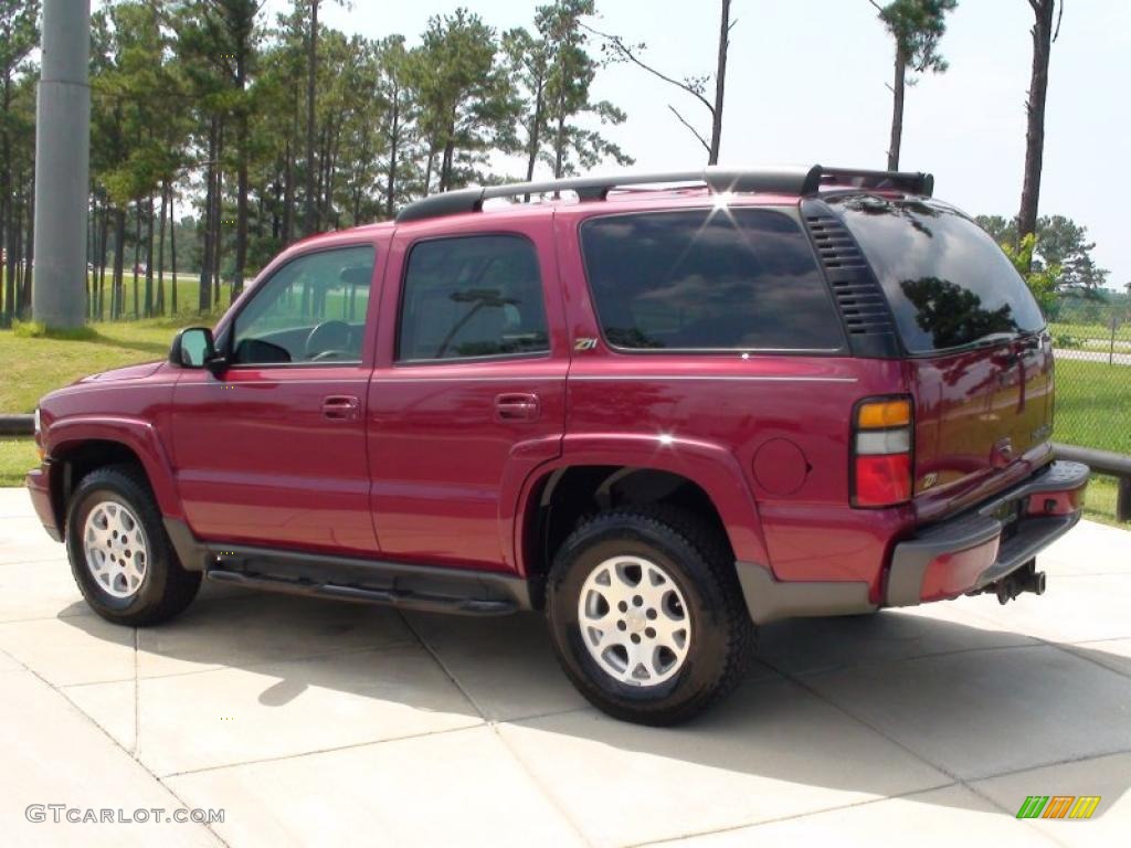 2004 Tahoe Z71 4x4 - Sport Red Metallic / Tan/Neutral photo #9