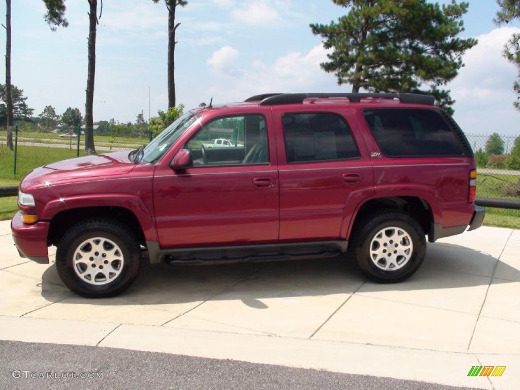 2004 Tahoe Z71 4x4 - Sport Red Metallic / Tan/Neutral photo #11