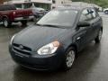 2008 Charcoal Gray Hyundai Accent GS Coupe  photo #3