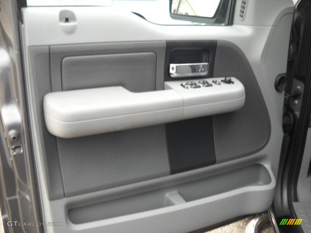 2004 F150 XLT SuperCrew 4x4 - Dark Shadow Grey Metallic / Dark Flint photo #11