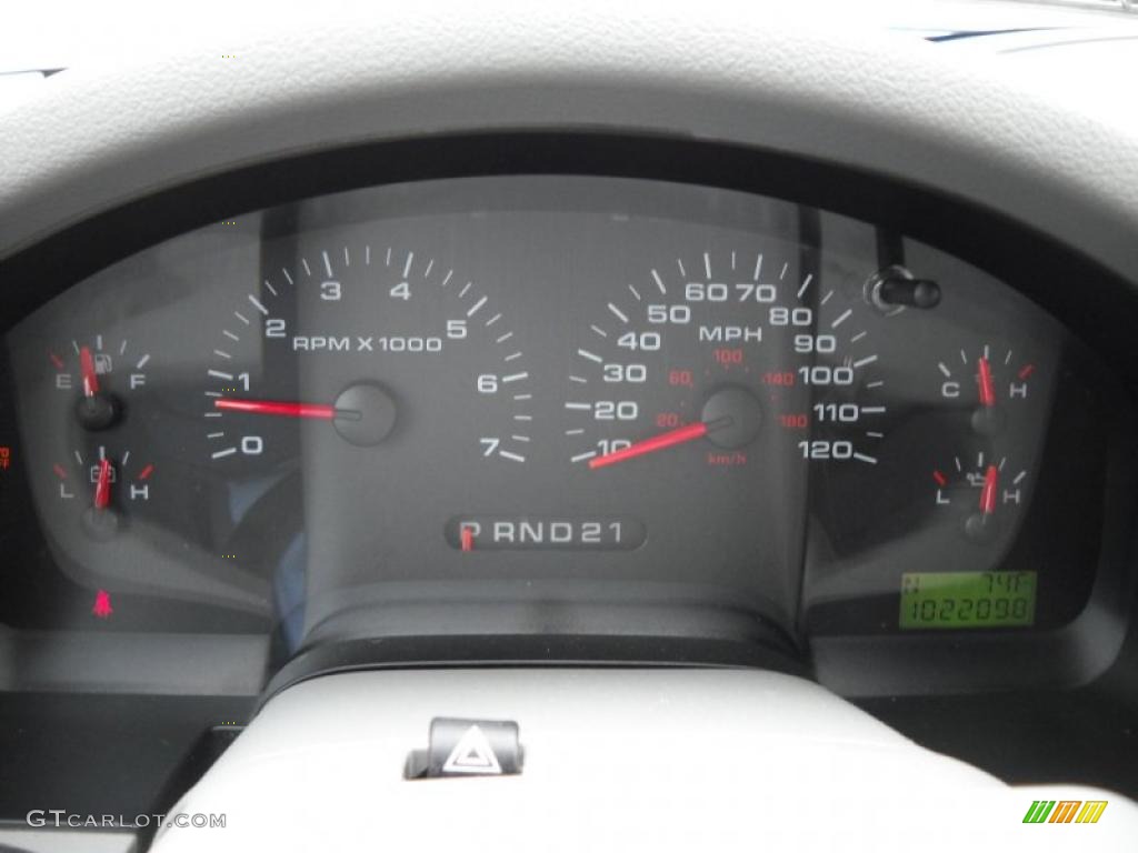 2004 F150 XLT SuperCrew 4x4 - Dark Shadow Grey Metallic / Dark Flint photo #14