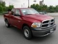 2010 Inferno Red Crystal Pearl Dodge Ram 1500 ST Quad Cab 4x4  photo #5