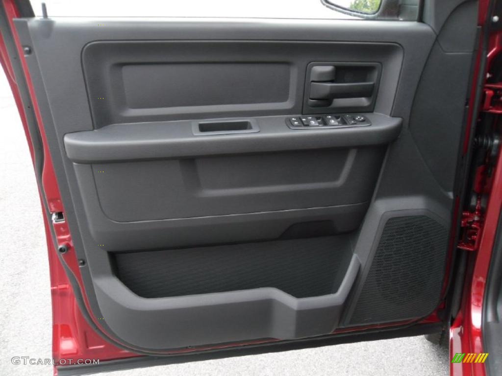 2010 Ram 1500 ST Quad Cab 4x4 - Inferno Red Crystal Pearl / Dark Slate/Medium Graystone photo #9