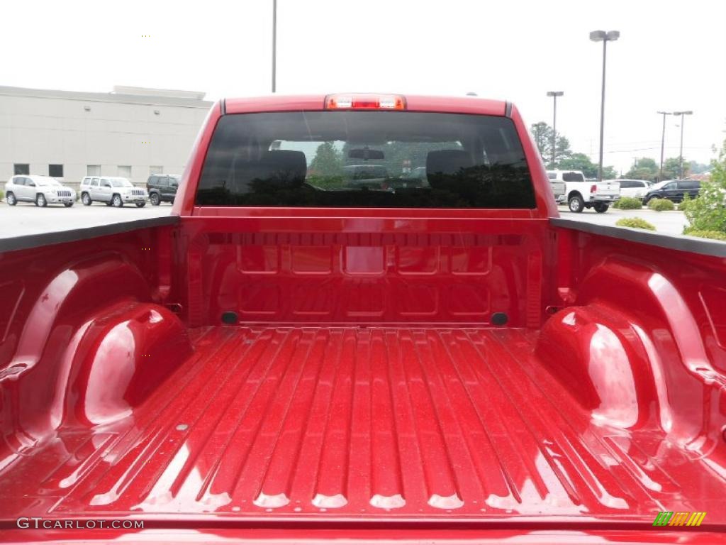 2010 Ram 1500 ST Quad Cab 4x4 - Inferno Red Crystal Pearl / Dark Slate/Medium Graystone photo #15